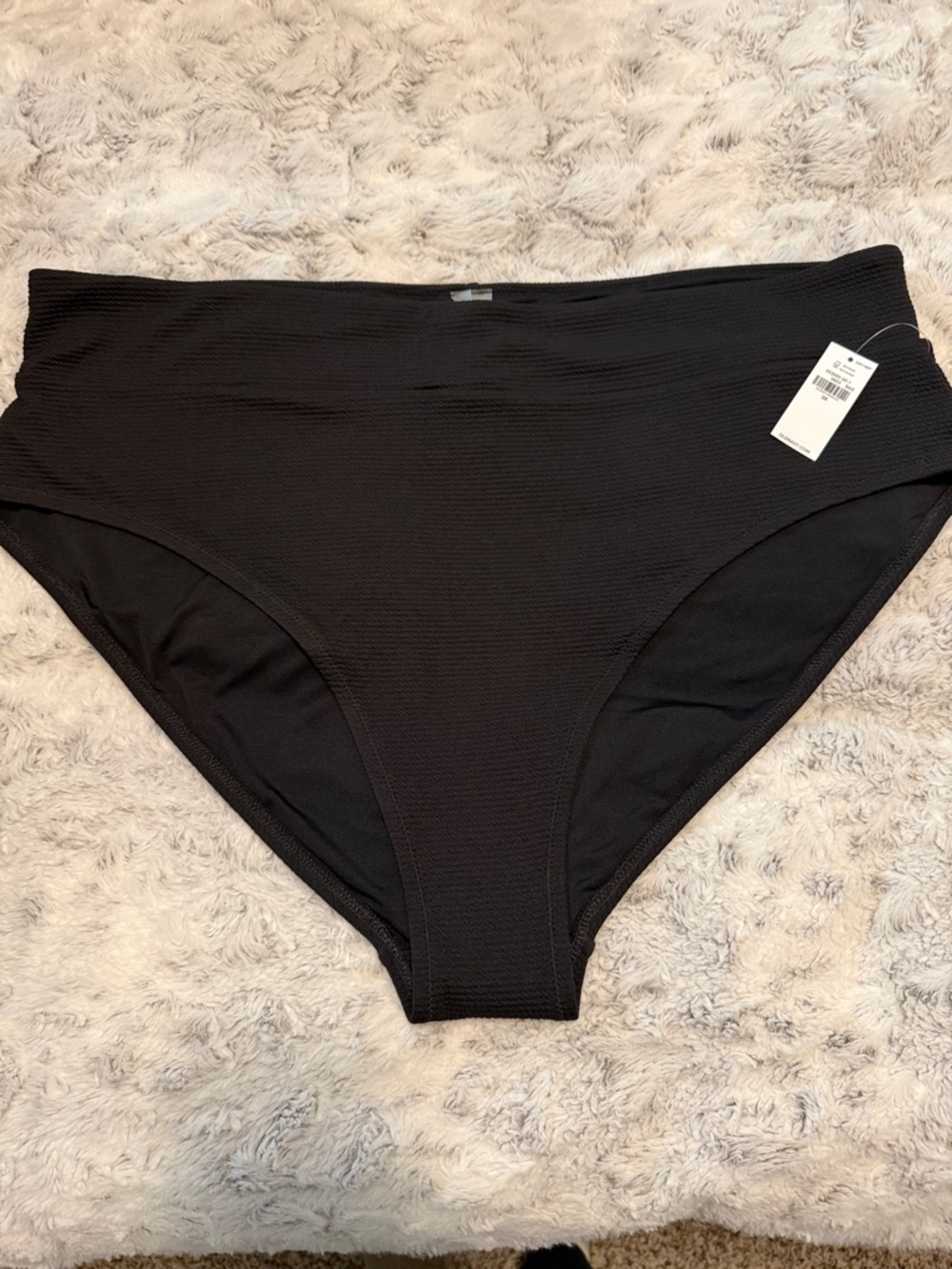 Black High Waist Bikini Bottom
